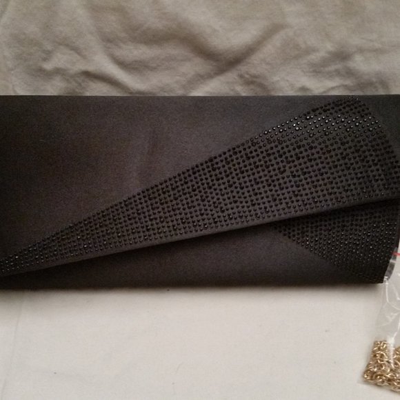 New! Koko Palenki Sleek Charcoal Clutch-344WC - Picture 3 of 11